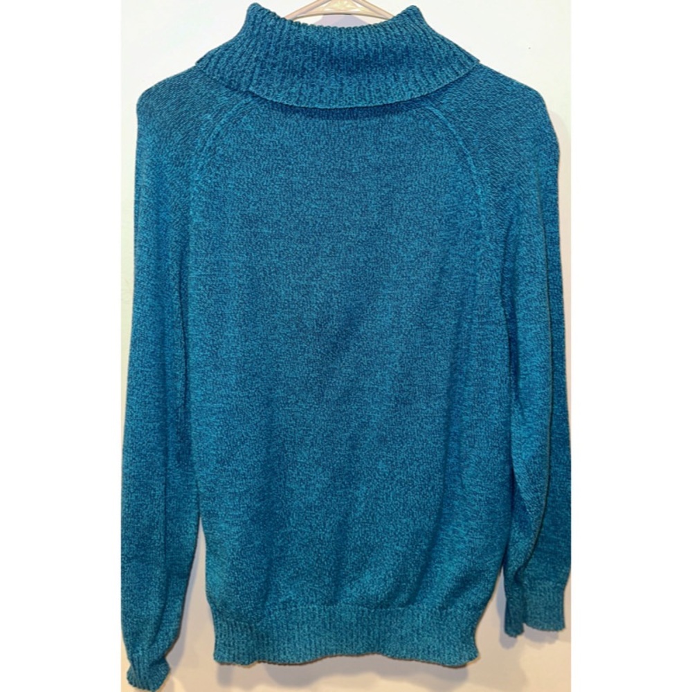 Karen Scott Blue Oversized Sweater
